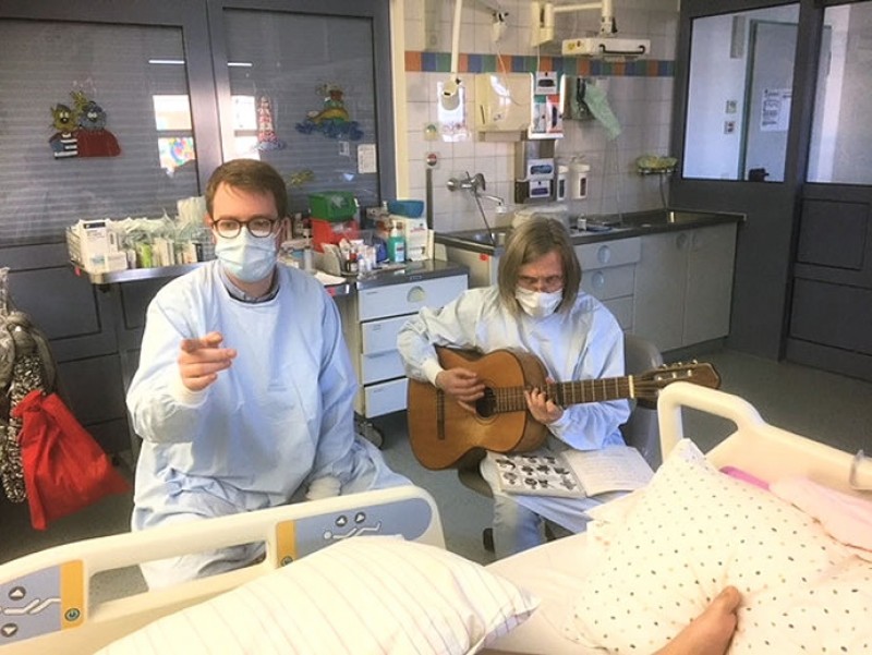 Musik und eine Tanzeinlage