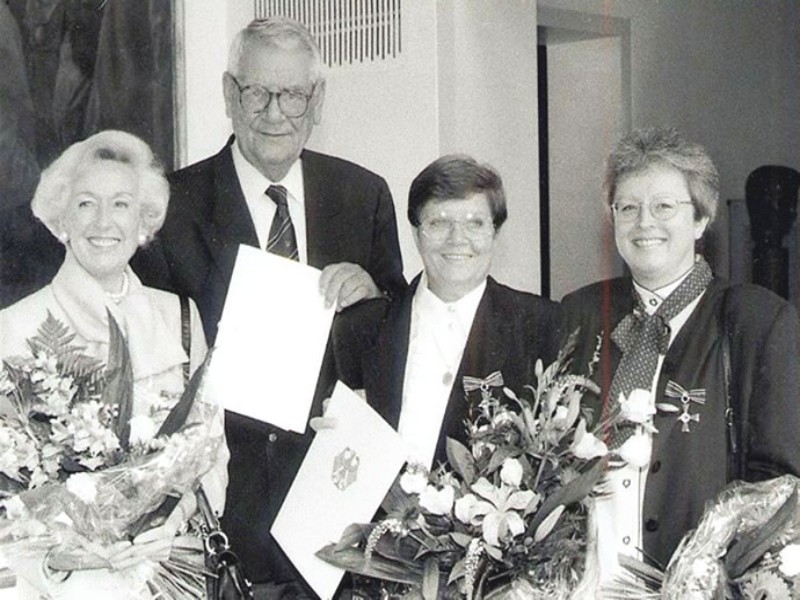 Verdienstkreuz am Bande für R. Kettner, H. Koke und U. Zappey