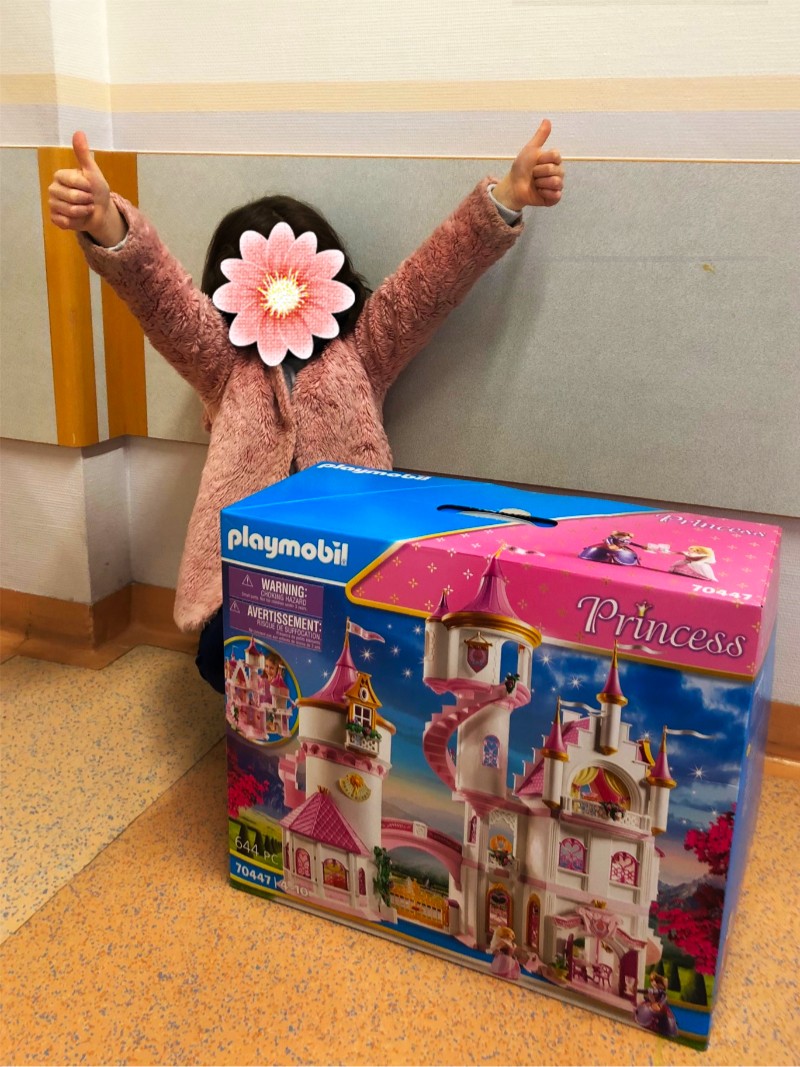 Ein Prinzessinnenschloss für eine kleine Patientin