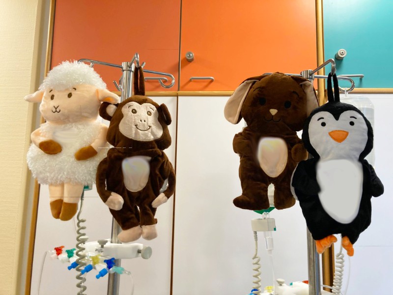helpiS ganz neu in der Kinderkrebsklinik
