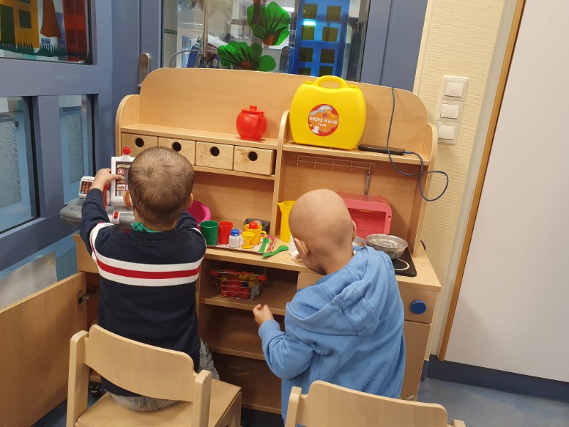 Kinderspielküche in der Kinderkrebsklinik